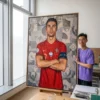 Custom Mosaic Portrait Studio_4 Portrait Mosaic Bilitiles Cristiano Ronaldo: Forever No.7