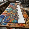 Jack & Rose graffiti calligraphy mosaic artwork