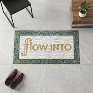 Flow Mosaic Lettering Art