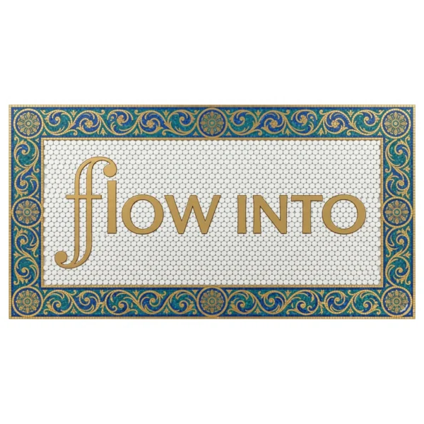 Flow Mosaic Lettering Art