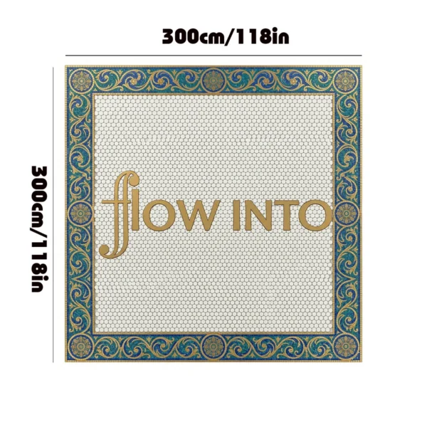 Flow Mosaic Lettering Art
