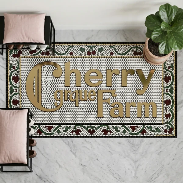 Cherry Blossom Mosaic Art