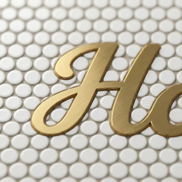 Sprout Mosaic Lettering Art