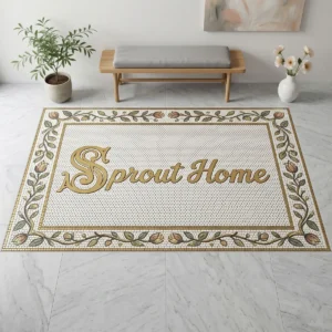 Sprout Mosaic Lettering Art