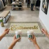 World Map Mosaic Art