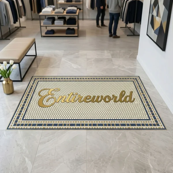 World Map Mosaic Art