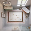 The Swimmers Mosaic — Art Deco Bathroom Floor Tile