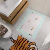 Floor Tile The Swimmers Mosaic — Art Deco Bathroom