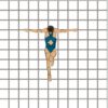 The Swimmers Mosaic — Art Deco Bathroom Floor Tile