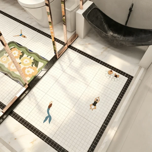 The Swimmers Mosaic