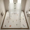Swimmers Pool Mosaic Floor Tile Vol.3 - Large Format Bathroom Mosaic Art 28 Figures