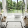 Swimmer Tile custom mosaic floor panel - BiliTiles